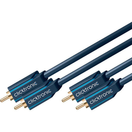 Clicktronic - Konfektioniertes A/V-Kabel Stereo-Audiokabel 70377 1m