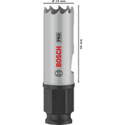 Bosch - Lochsäge PRO Multi Material PC Plus 2608594367 Lochsäge, 19 mm