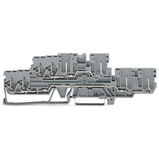 WAGO - Durchgangs-Reihenklemme 2Leiter/2PinDoppelstockkl. 870-131 2,5 mm²,grau − 40 Stück