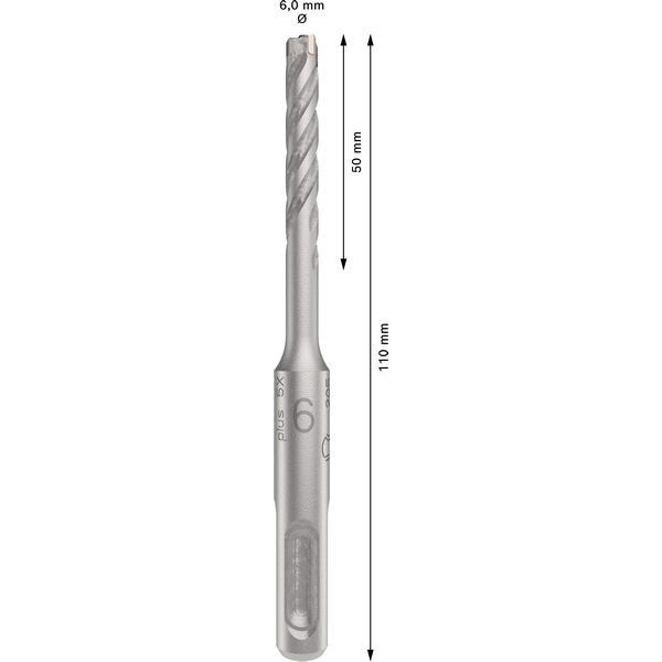 Bosch - Bohrer PRO SDS plus-5X 2608833777 Hammerbohrer 6 x 50