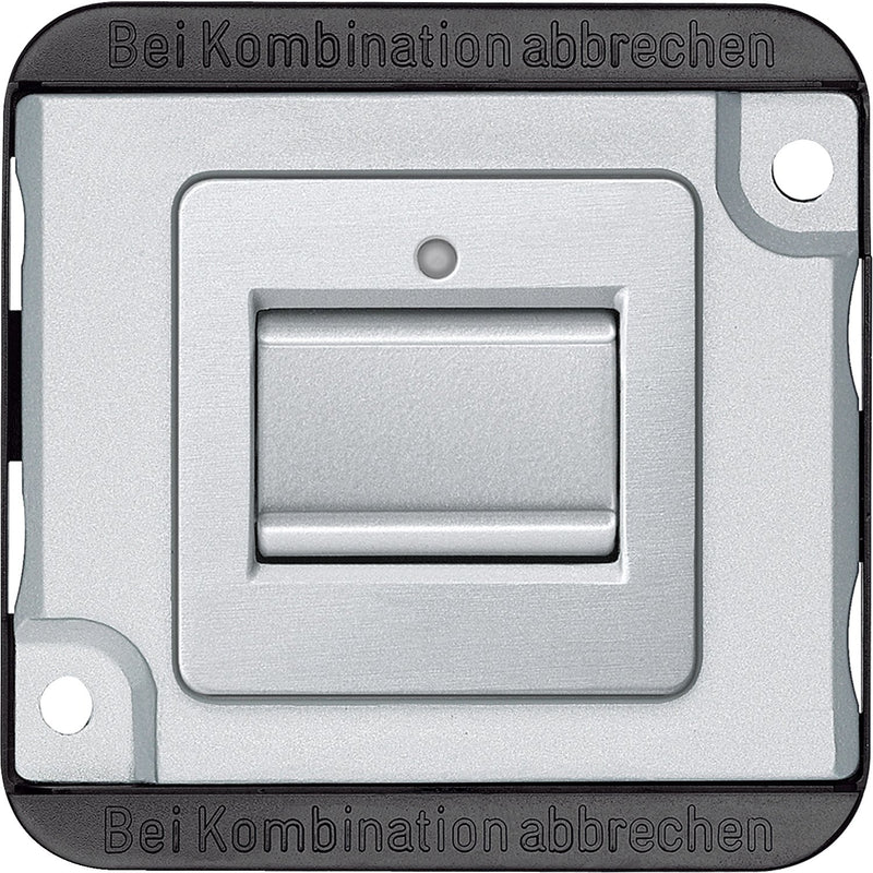 Merten - Installationsschalter Aus/Wechselschalt-Einsatz MEG3116-7060 1-polig, mattsilber
