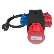 Benning - Adapter für Prüf- und Messgeräte Prüfadapter CEE 3-fach 044147