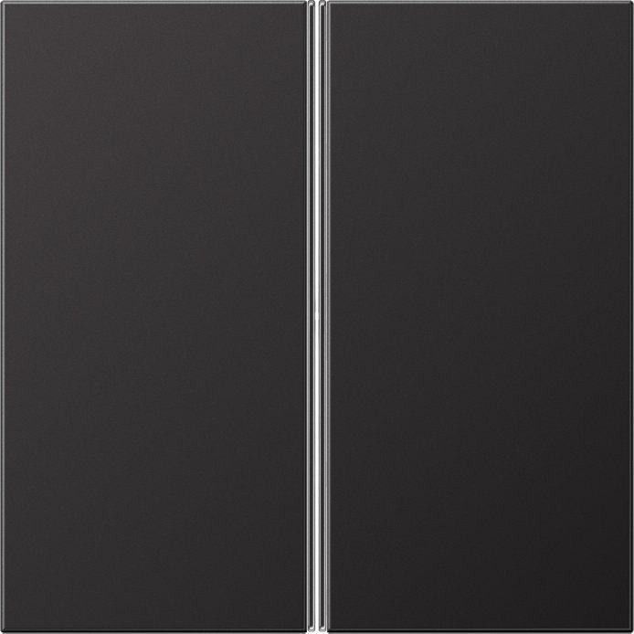 Jung - Abdeckung/Bedienelement für Installationsschalterprogramme Tastensatz 2-fach AL 2402 TSA D komplett − 1 Stück