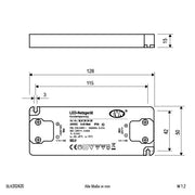 EVN Lichttechnik - LED-Betriebsgerät LED-Netzgerät SLK202420 24VDC 0-20W IP21