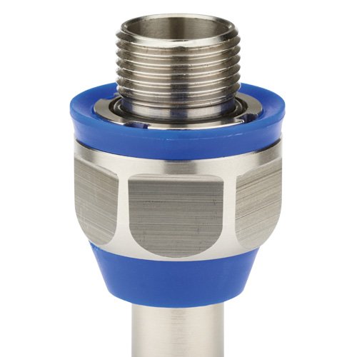 Flexa - Metall-Schutzschlauch-Verschraubung Metallverschraubung US-FOOD #0608800040 AD 1 1/4Z, M40x1,5 − 2 Stück by Flexa
