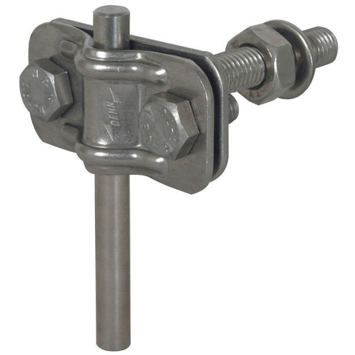 DEHN - Anschlussklemme für Blitzschutz Anschlussklemme NIRO (V4A) AKZS810FL30GB#478129 M10 f.Rd 8-10/Fl30mm