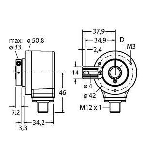 Turck - Drehgeber Inkrementaler Drehgeber REI-E-114 #100011663