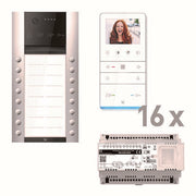 TCS Tür Control - Türsprech-Set video:pack AVA620216 PVAF162/003 IVW6511 16WE AP