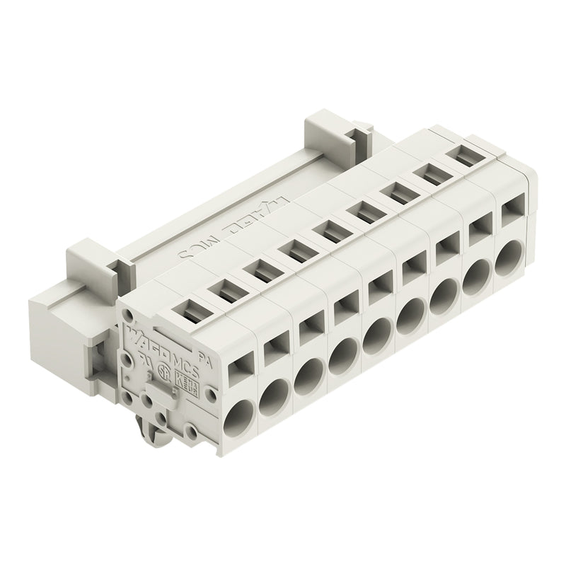 WAGO - Kabelsteckverbinder für Leiterplattensteckverbinder 1-Leiter-Stiftleiste 721-609/018-000 CAGECLAMP,2,5mm²,lgr − 50 Stück