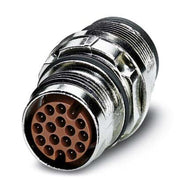 Phoenix Contact - Rundsteckverbinder, feldkonfektionierbar (Industriesteckverbinder) Gerätesteckverbinder ST-17P1N8A6100S Vorderwand