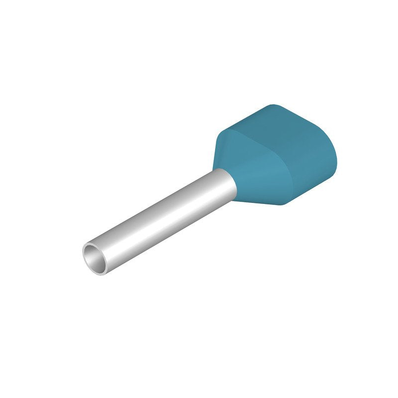 Weidmüller - Aderendhülse Zwilling H0,75/15T ZH BL SV − 500 Stück