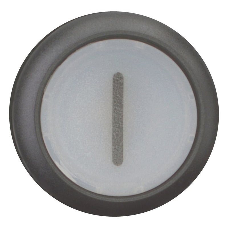 Eaton - Frontelement für Drucktaster Leuchtdrucktaste M22S-DRL-W-X1 flach,weiss,beschr