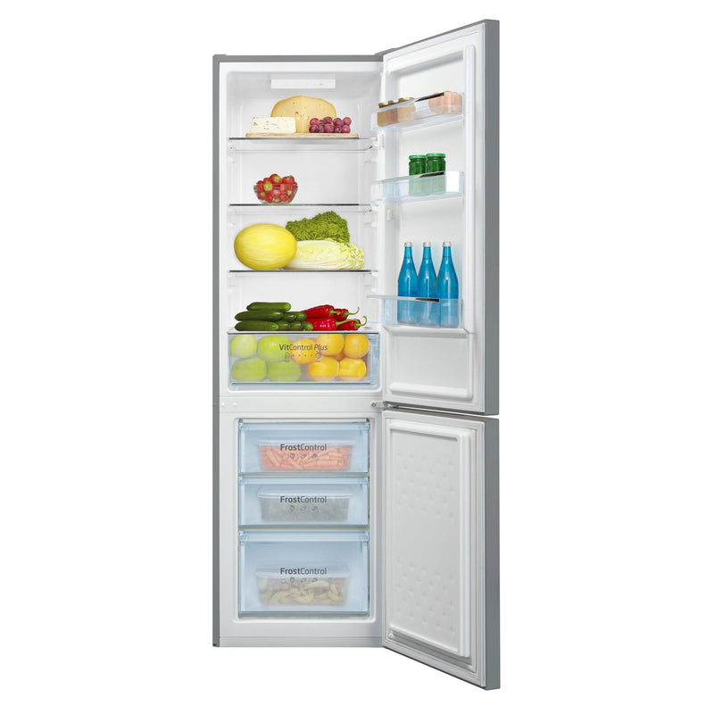 Amica - Kühl-/Gefrierkombination Kühl/Gefrierkombi KGCL 387 165 E 176cm,Edelstahloptik