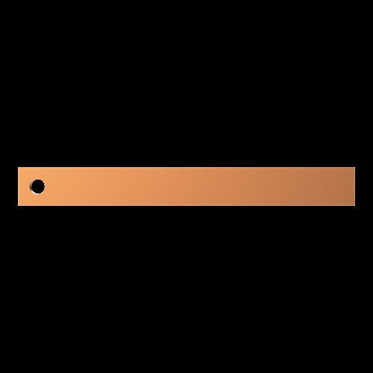 Striebel&John - Sammelschiene Kupferschiene ZXM2130 30x10mm, L:275mm