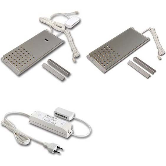 Hera - Decken-/Wandleuchte 2er-Set LED-Unterb.leuchte 61055120201 ww ws m.IR-Sch.  − 1 Stück