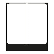 Jung - Abdeckung/Bedienelement für Installationsschalterprogramme Taste 1-fach gr CD 401 TSAP GR Symbol Auf/Ab − 1 Stück
