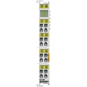 Beckhoff - Feldbus, Dez. Peripherie - Digitales Ein-/Ausgangs-Modul Digital-Eingangsklemme KL1408 8-Kanal, 24VDC