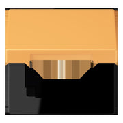 Jung - Abdeckrahmen Klappdeckel m. Stellfeder LC 990 BFKL 254 ocre jaune clair