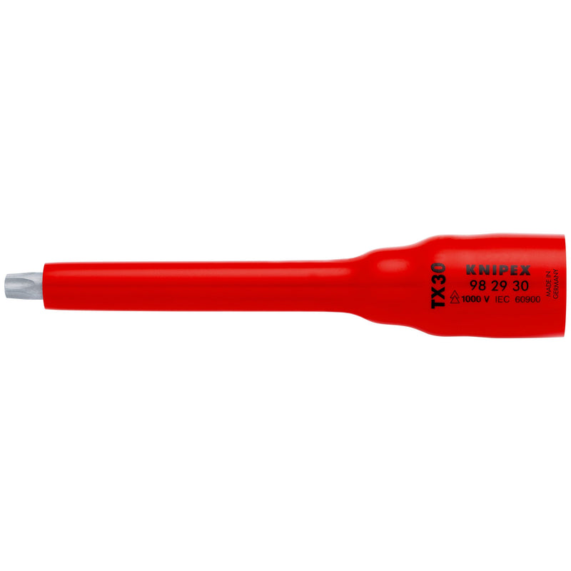 Knipex - Sechskant-Einsatz für Steckschlüssel Steckschlüsseleinsatz 98 29 30 − 1 Stück