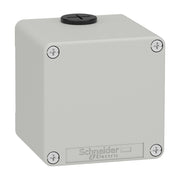 Schneider Electric - Gehäuse für Befehls- und Meldegeräte Leergehäuse XAP, Metall XAPD14 grau, ohne Bohrung