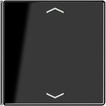 Jung - Abdeckung/Bedienelement für Installationsschalterprogramme Taste 4-fach sw LS 404 TSAP SW 14 Symbol Auf/Ab − 1 Stück