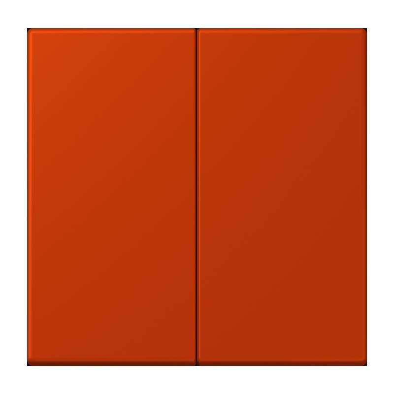 Jung - Bedienelement intelligent LB-Management Taster 2fach LC 1702 244 rouge vermillon 59