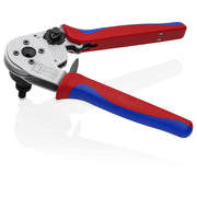 Knipex - Presswerkzeug Kabelschuhe/Verbinder, Aderendhülsen, Schirmanschluss Vierdorncrimpzange 97 52 67 DT für DT-Kontakte