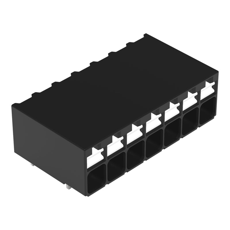WAGO GmbH & Co. KG - Leiterplattenklemme THR-Leiterplattenklemme 20861207300000900000 Drücker,1,5mm²,sw − 1660 Stück