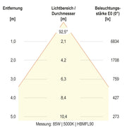 EVN Lichttechnik - Hallen-Reflektorleuchte LED-Hallenleuchte HBM6520025