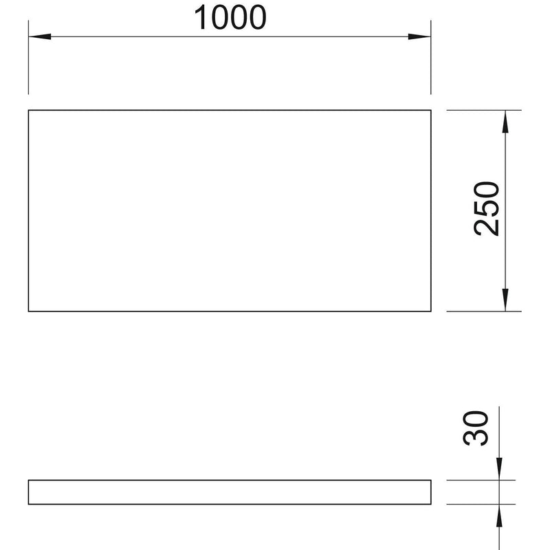 OBO Bettermann - Zubehör/Ersatzteile für Brandabschottung Kalziumsilikatplatte KSI-P3 1000x250x30mm gr-ws