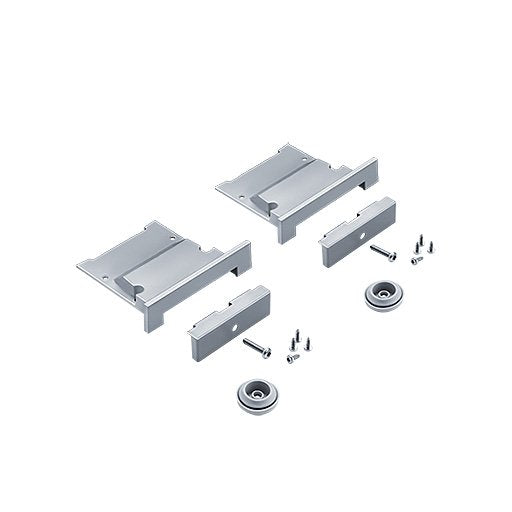 Zumtobel - Mechanisches Zubehör/Ersatzteile für Leuchten Endkappenset SLN2 MRT ECSET BWSSR silber