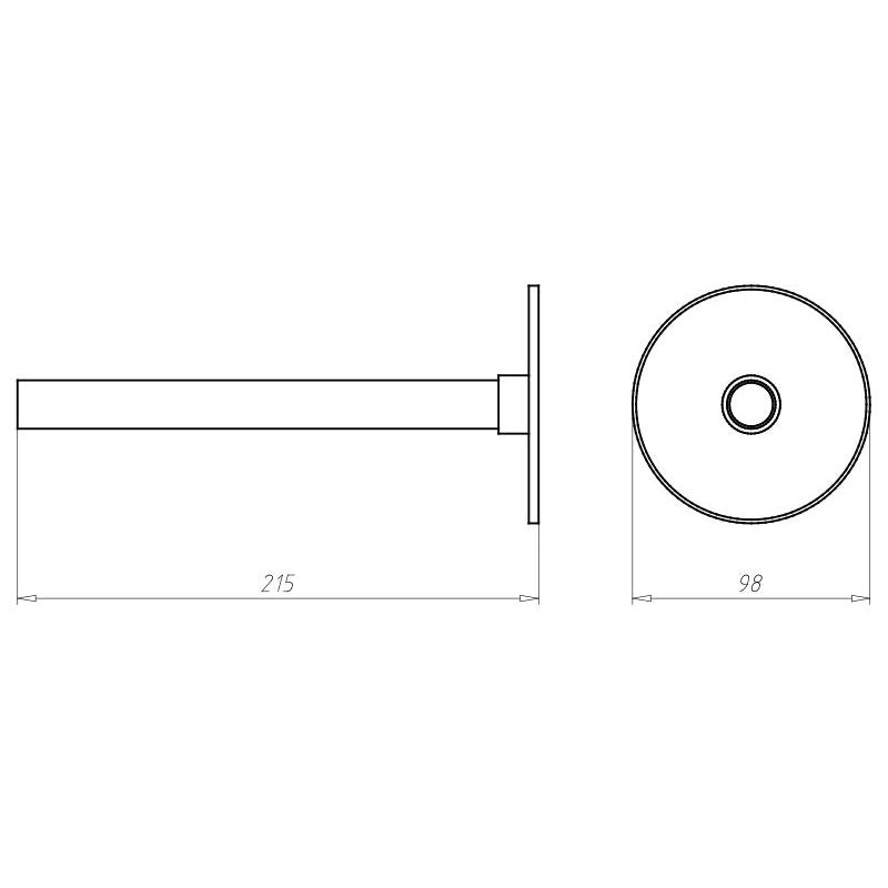 Kaiser - Zubehör/Ersatzteile für Leuchteneinbaugehäuse Wandeinbausatz HaloX 180 1299-64 Bauhöhe bis 200mm