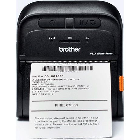 Brother - Beschriftungsgerät Mobiler Thermo-Drucker RJ-3035B 3",NFC,USB,MFi