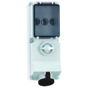 Bals Elektrotech - CEE-Steckdose abschaltbar, abgesichert (IEC 60309) Wandsteckdose abschaltbar 1736 abgesichert 63A 4p
