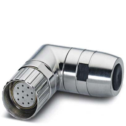 Phoenix Contact - Rundsteckverbinder, feldkonfektionierbar (Industriesteckverbinder) Winkelstecker UC-12S1N8AT0DU 12pol. − 8 Stück
