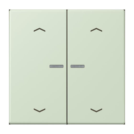 Jung - Bedienelement intelligent Taster mit Pfeilsymbolen BT LC 17102 P 218 vert anglais pale