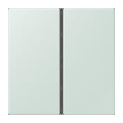 Jung - Abdeckung/Bedienelement für Installationsschalterprogramme Tastensatz 2fach LC 402 TSA 215 ceruleen pale
