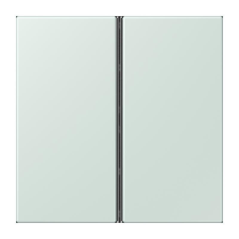 Jung - Abdeckung/Bedienelement für Installationsschalterprogramme Tastensatz 2fach LC 402 TSA 215 ceruleen pale