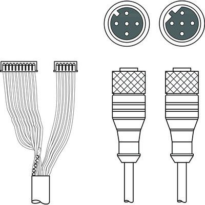 Leuze - Konfektioniertes Sensor-Aktor-Kabel Adapter-Kabel KB 500-3000-Y − 1 Stück