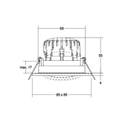 Brumberg Leuchten - Downlight/Strahler/Flutlicht LED-Einbaustrahler 230V 39488183