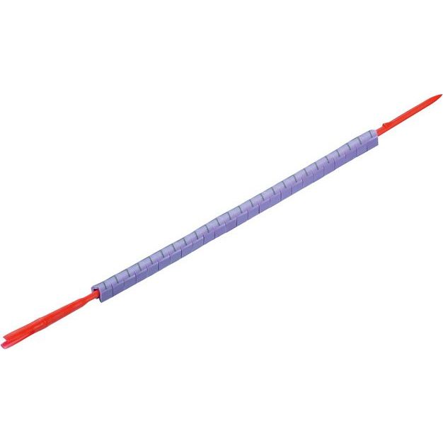 Weidmüller - Kabelmarkierungssystem Leitermarkierer CLI R 1-3 VI/SW 7 m.Montagedorn − 10 Stück