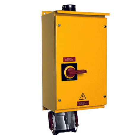 Mennekes - Hochstrom-Rundsteckvorrichtung Wandsteckdose DUO 75231 200A,4p,6h,400V,IP55 − 1 Stück by Mennekes
