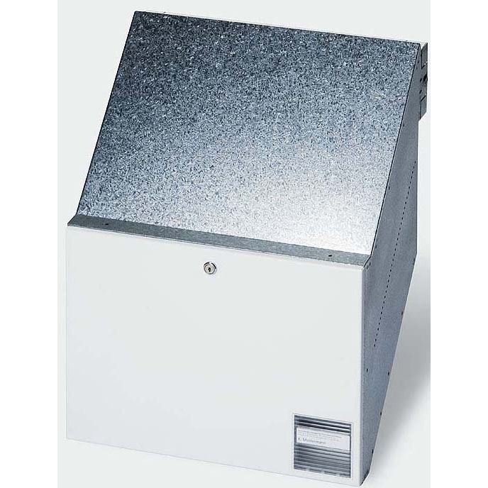 Siedle&Söhne - Montageelement für Türstation Durchwurfbriefkasten BKV 611-4/3-0 W 3f.,f.Mauereinbau ws