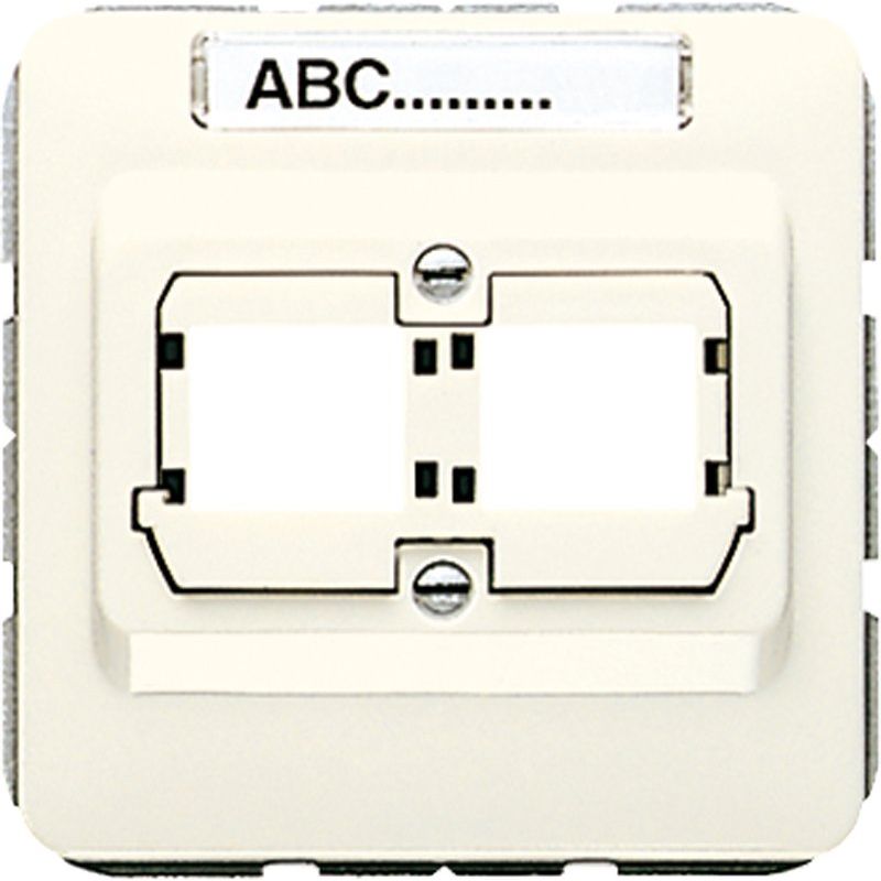 Jung - Einsatz/Abdeckung für Kommunikationstechnik Abdeckung Schriftfeld ws 569-21 ACS für Mod.Jack vollges