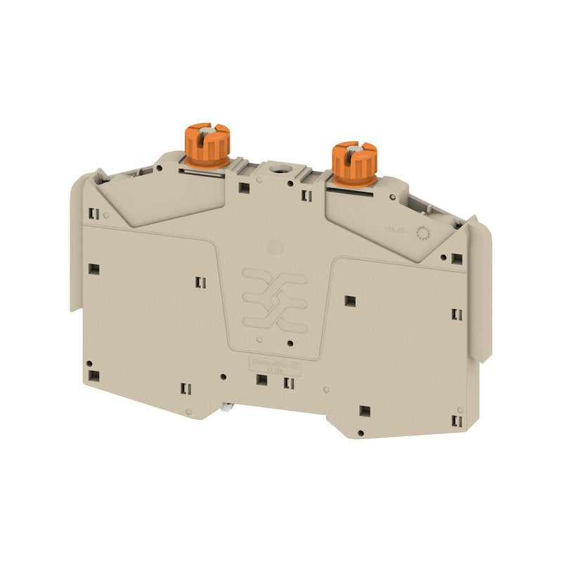 Weidmüller - Endklammer/-halter für Reihenklemme Endwinkel CS TTB Wemid, dunkelbeige − 10 Stück