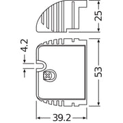 OSRAM BETRIEBSGERÄTE - Zubehör/Ersatzteile für Vorschaltgerät Abdeckung OT CABLE CLAMP E-STY