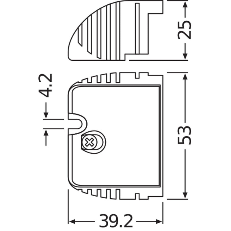 OSRAM BETRIEBSGERÄTE - Zubehör/Ersatzteile für Vorschaltgerät Abdeckung OT CABLE CLAMP E-STY