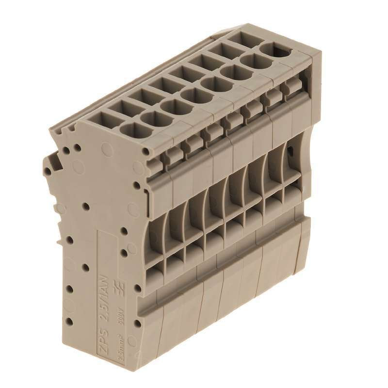 Weidmüller - Zubehör/Ersatzteile für Klemmen Stecker ZPS 2.5/1AN/QV/8 Steckanschl.,2.5mm² − 10 Stück