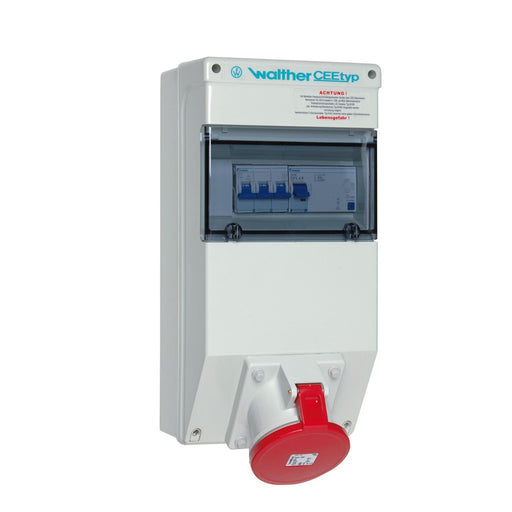 Walther Werke - CEE-Steckdosen-Kombination (IEC 60309) Steckdosekombination 6982111 Kunststoff, 63A
