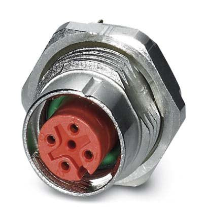Phoenix Contact - Rundsteckverbinder, feldkonfektionierbar (Industriesteckverbinder) Einbausteckverbinder SACC-DSI-FS-#1457869 − 20 Stück